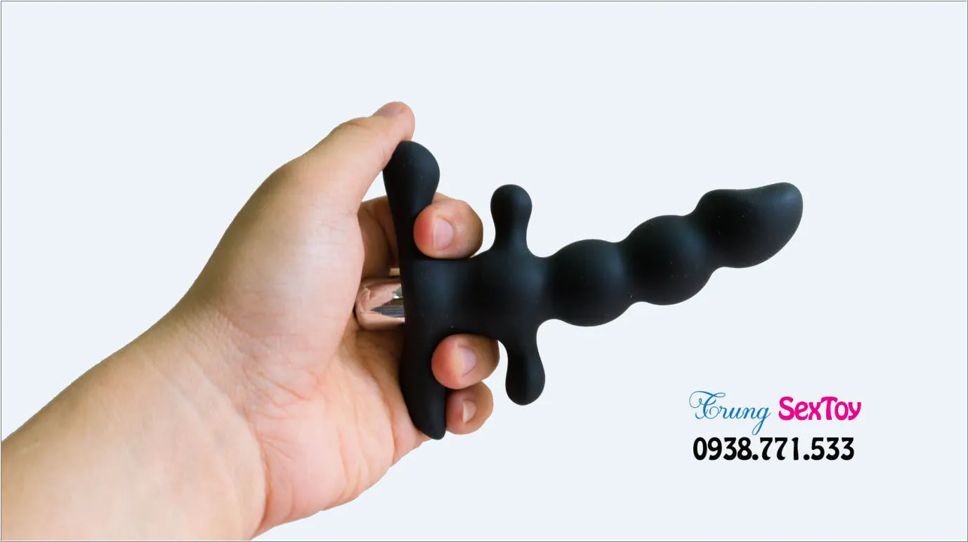 Kích Thích Hậu Môn Rung Tay Cầm Tiện Lợi BLACK MON Đỉnh