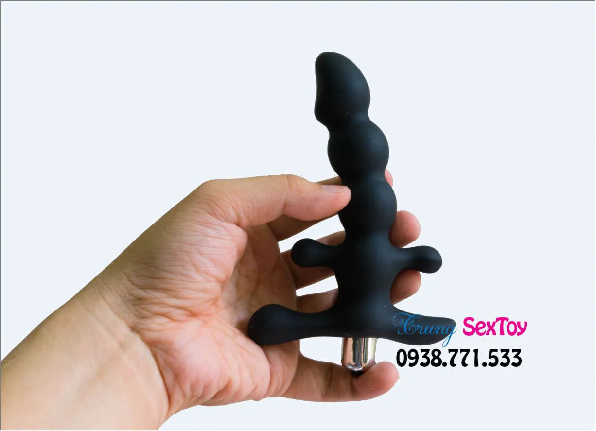 Kích Thích Hậu Môn Rung Tay Cầm Tiện Lợi BLACK MON Đỉnh