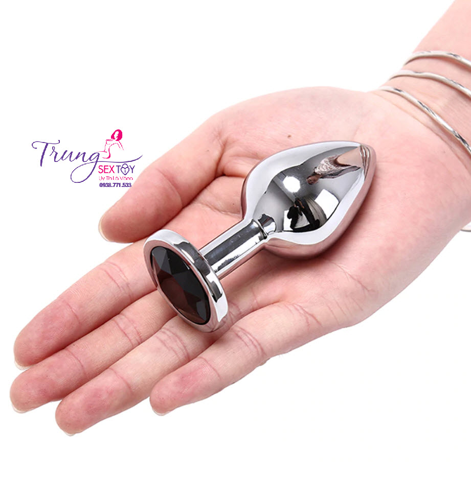 Phích cắm hậu môn thép không gỉ an toàn đa màu kích thích mạnh