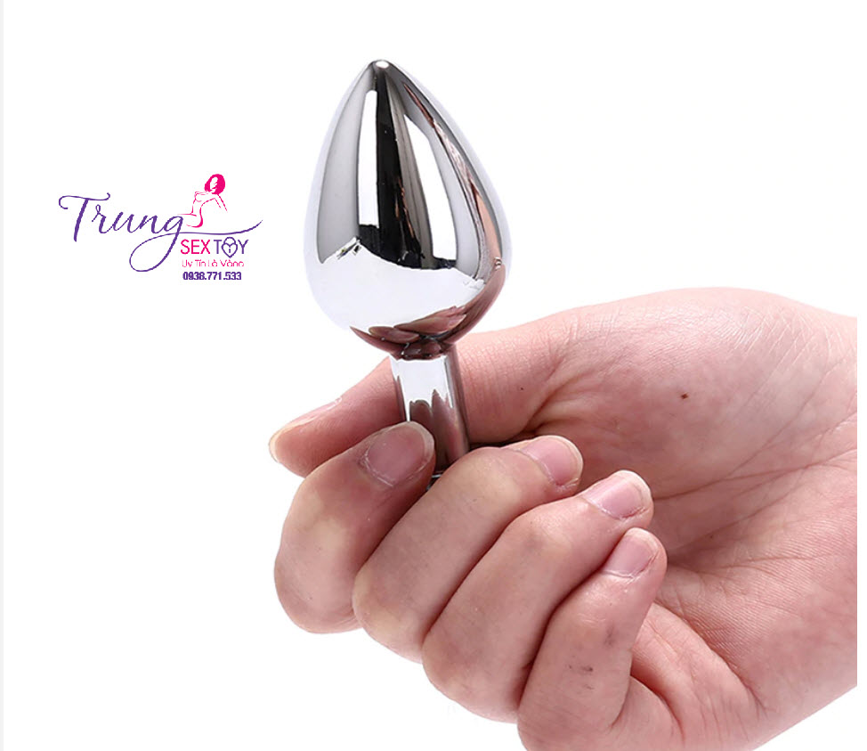 Phích cắm hậu môn thép sơn cảm xúc Kích thích tận tâm