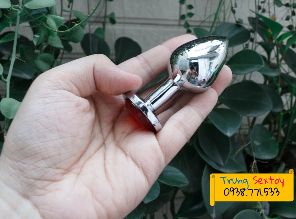 Phích cắm hậu môn thép sơn cảm xúc Kích thích tận tâm