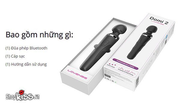 Lovense Domi 2 Strong Vibrating Massage Wand For Intense Pleasure