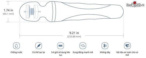 Lovense Domi 2 Strong Vibrating Massage Wand For Intense Pleasure