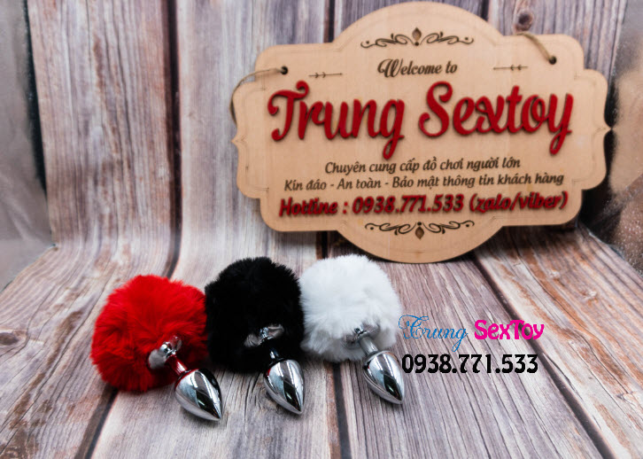 Đuôi thỏ kích thích hậu môn đồ chơi tình dục chất lượng cao