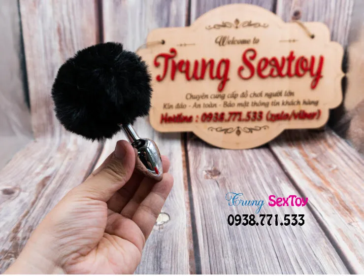 Đuôi thỏ kích thích hậu môn đồ chơi tình dục chất lượng cao