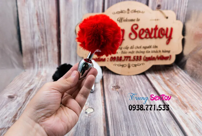 Đuôi thỏ kích thích hậu môn đồ chơi tình dục chất lượng cao