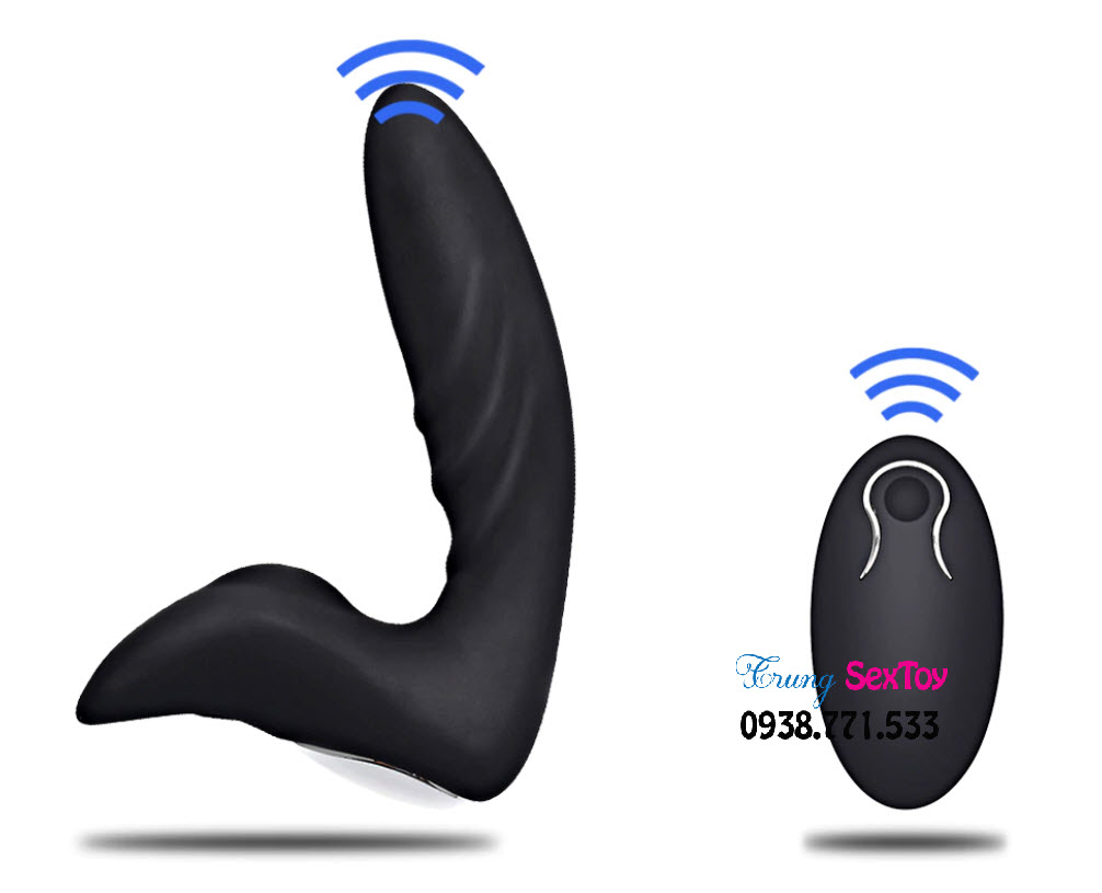 Dụng cụ kích thích hậu môn rung điều khiển từ xa siêu phê Dụng cụ kích thích hậu môn rung điều khiển từ xa siêu phê