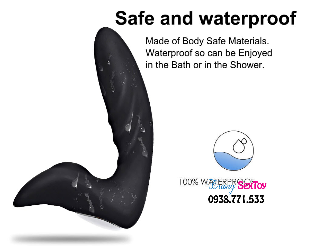 Dụng cụ kích thích hậu môn rung điều khiển từ xa siêu phê Dụng cụ kích thích hậu môn rung điều khiển từ xa siêu phê