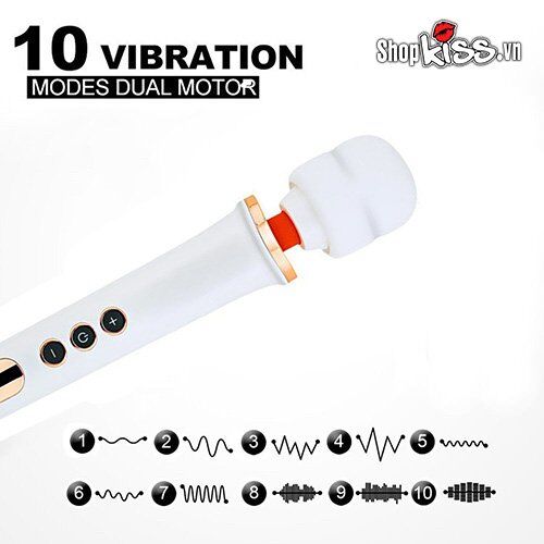 Chày Rung Magic Wand 10 Chế Độ - Mát Xa Thư Giãn Tại Nhà