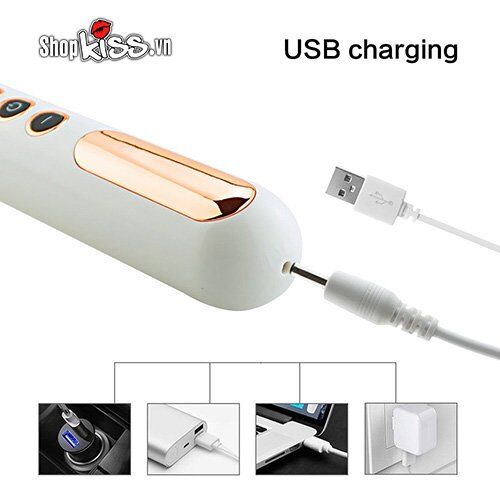 Chày Rung Magic Wand 10 Chế Độ - Mát Xa Thư Giãn Tại Nhà