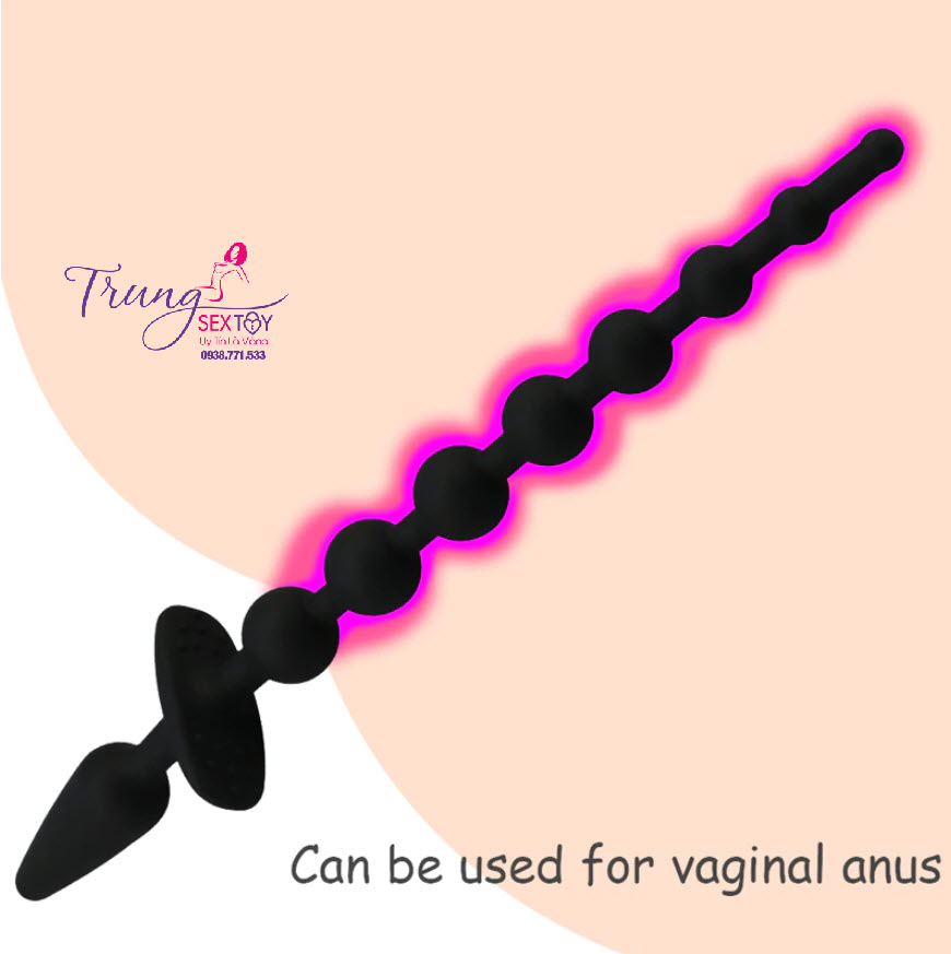 Dụng Cụ Kích Thích Hậu Môn Hai Đầu Cầm Tay Thoải Mái An Toàn