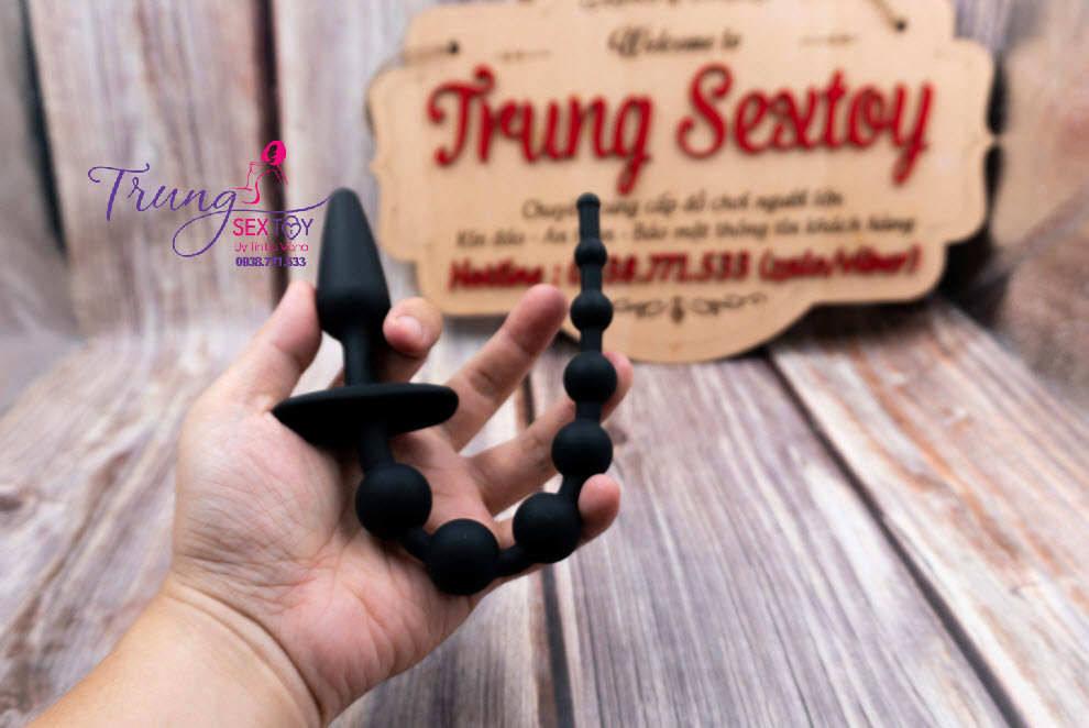 Dụng Cụ Kích Thích Hậu Môn Hai Đầu Cầm Tay Thoải Mái An Toàn