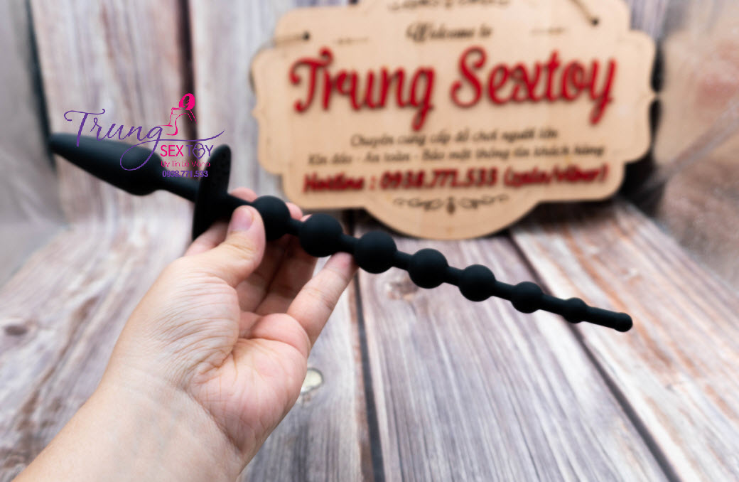 Dụng Cụ Kích Thích Hậu Môn Hai Đầu Cầm Tay Thoải Mái An Toàn