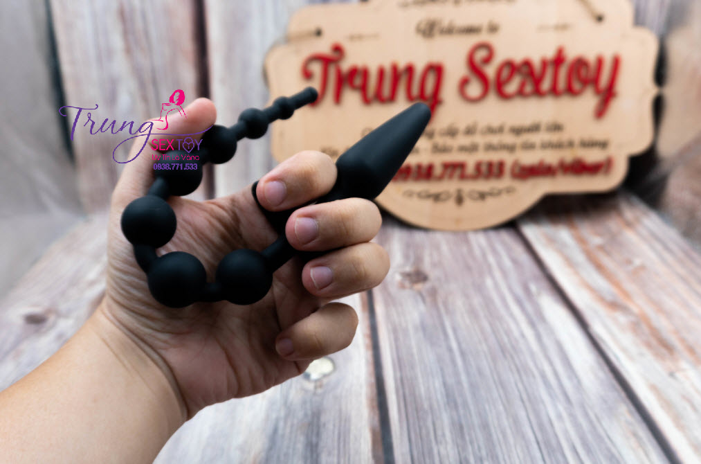 Dụng Cụ Kích Thích Hậu Môn Hai Đầu Cầm Tay Thoải Mái An Toàn