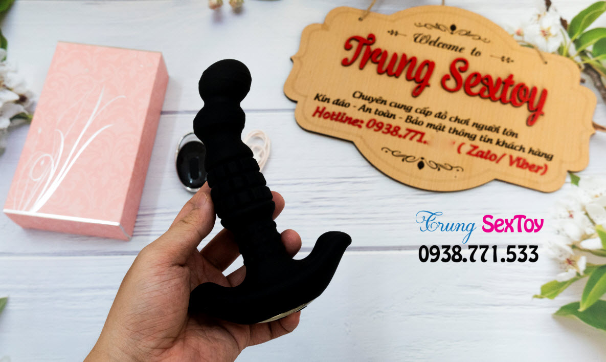 Máy Rung Hậu Môn 360 Độ Điều Khiển Từ Xa Siêu Kích Thích
