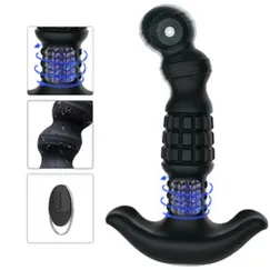 Kích Thích Hậu Môn Rung Xoay 360 Độ Điều Khiển Từ Xa 3 Chế Độ Rung 