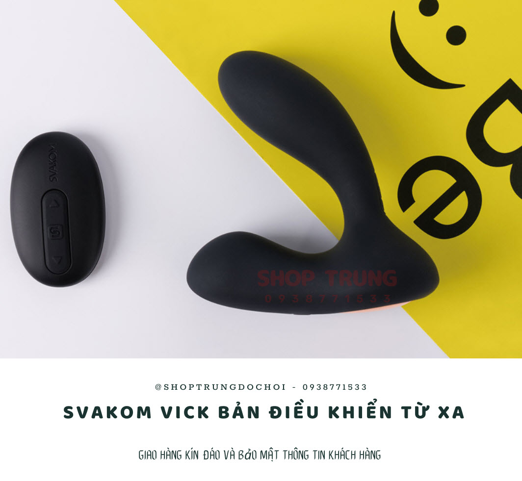 Svakom Vicky Silicone Anal Massager - 7 Powerful Vibrations, Remote