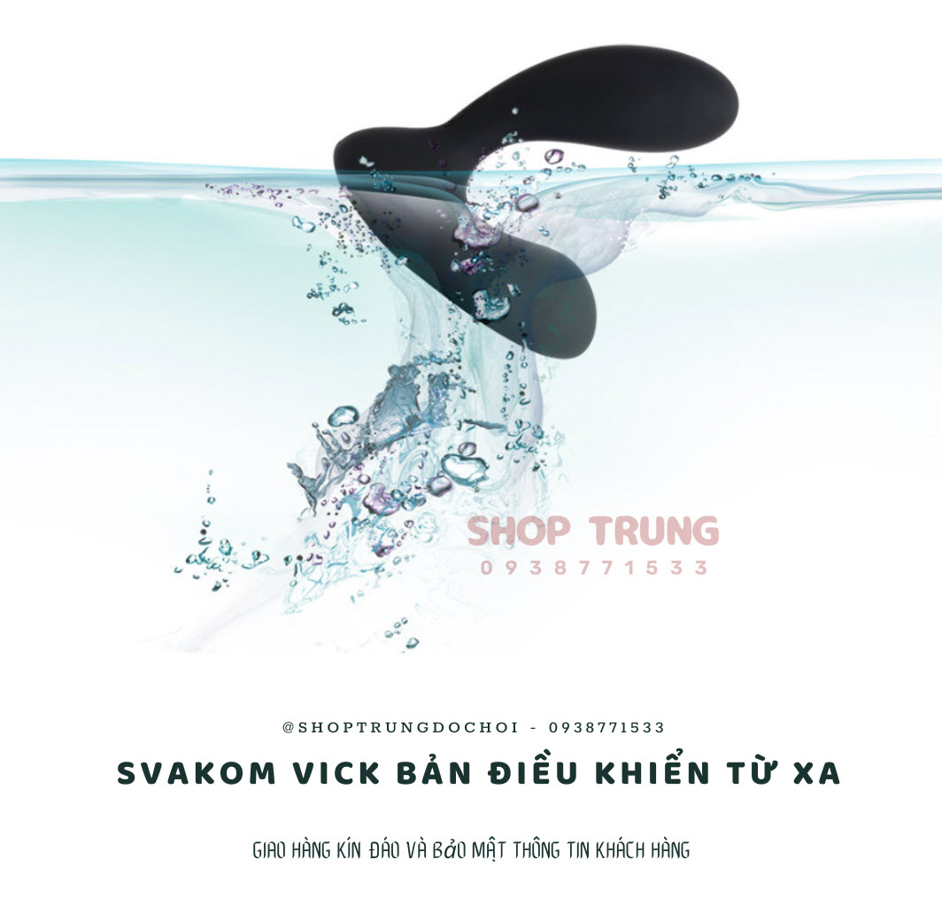 Svakom Vicky Silicone Anal Massager - 7 Powerful Vibrations, Remote