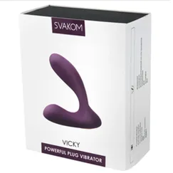 Máy rung hậu môn Svakom Vicky điều khiển từ xa silicon an toàn