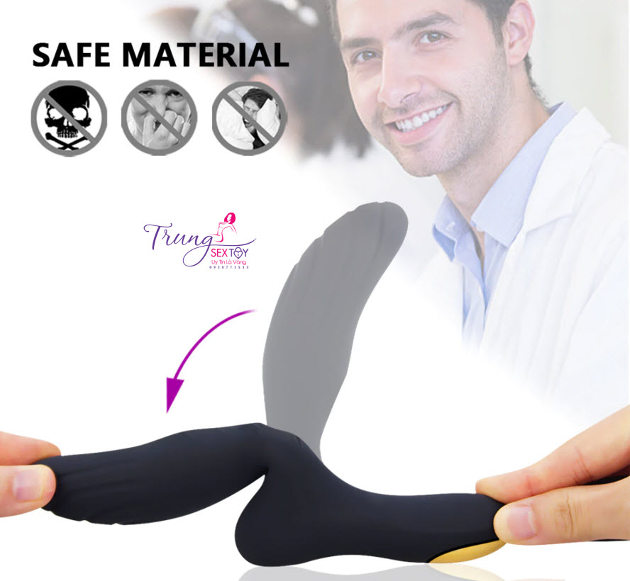 Máy rung hậu môn kích thích tuyến tiền liệt vòng đeo bền bỉ