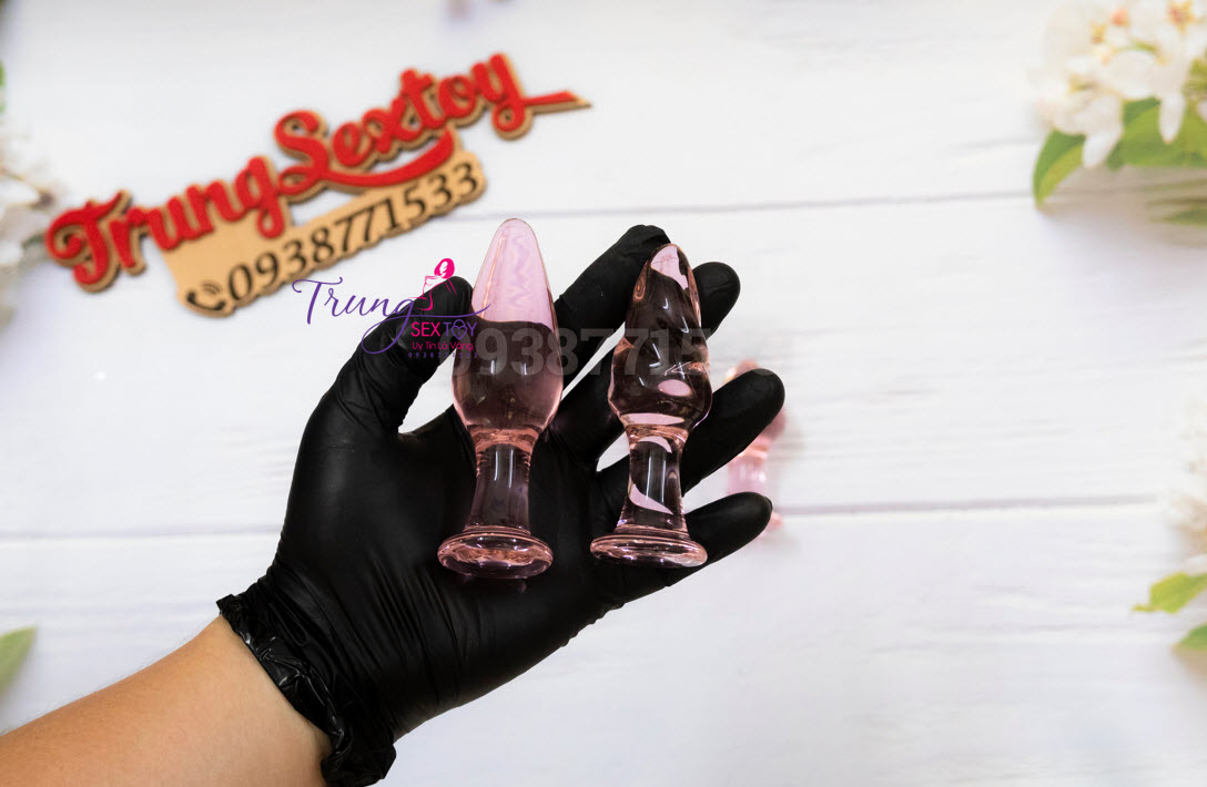 Phích cắm hậu môn thủy tinh siêu cute kích thích cảm giác mới lạ