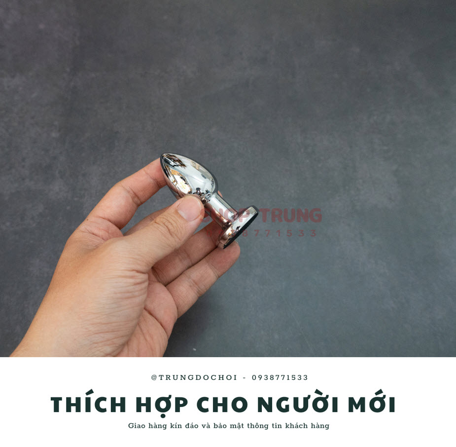 Điều khiển siêu phẩm hậu môn kim loại kích thích cực đỉnh