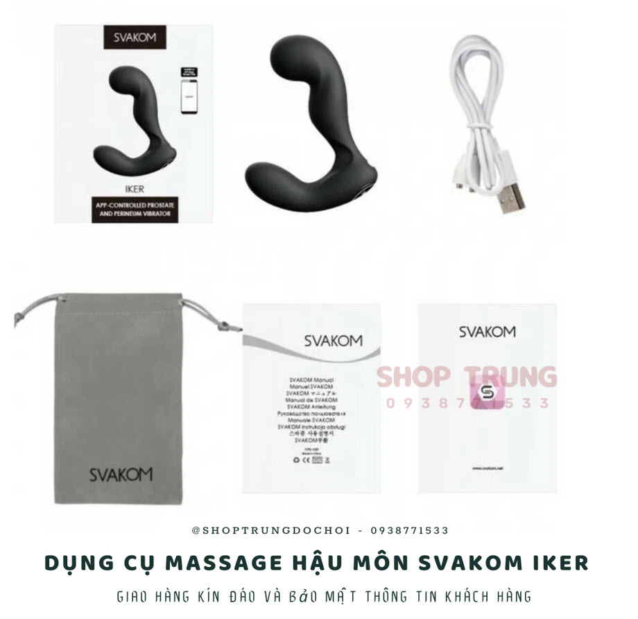 Massage hậu môn Svakom Iker chính hãng thư giãn khoái cảm