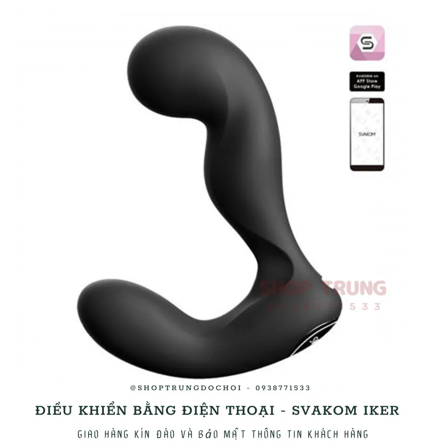 Dụng cụ massage hậu môn Svakom Iker siêu kích thích nam đồng tính