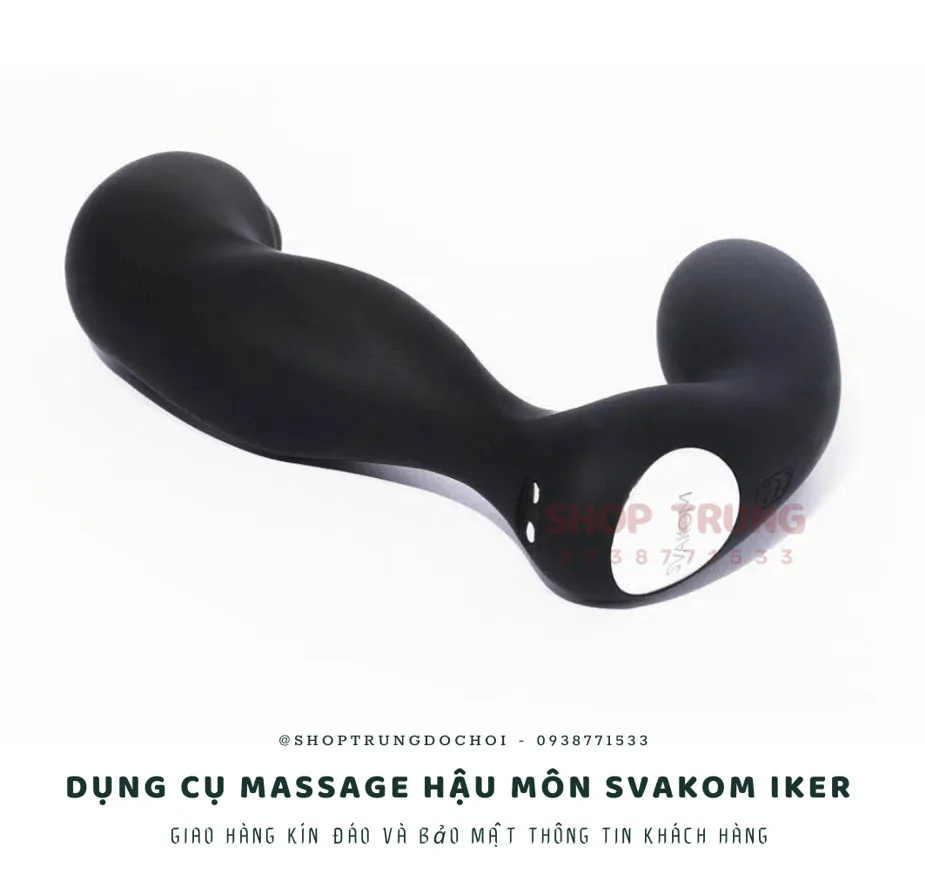 Dụng cụ massage hậu môn Svakom Iker siêu kích thích nam đồng tính