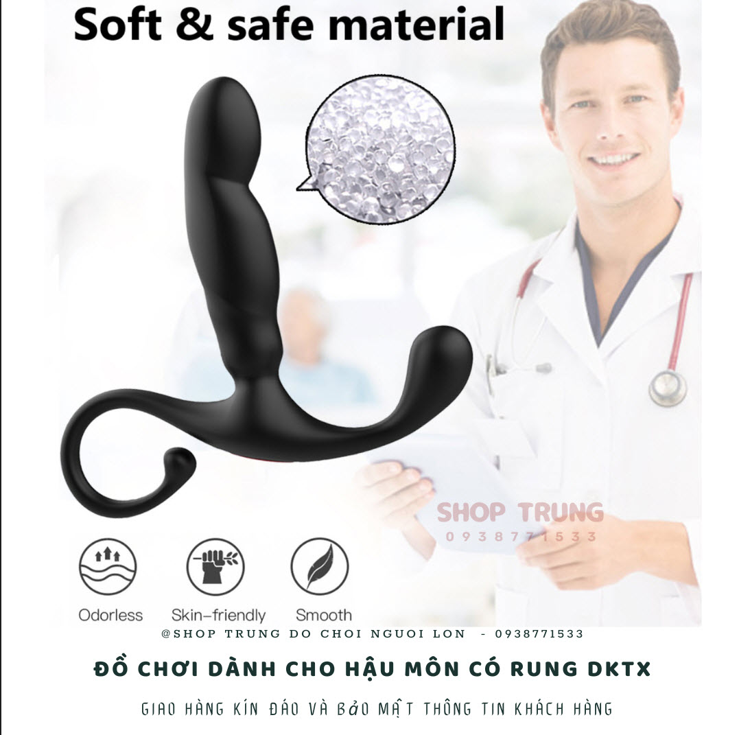 Đồ chơi hậu môn rung ngón tay móc kích thích cực đã mê