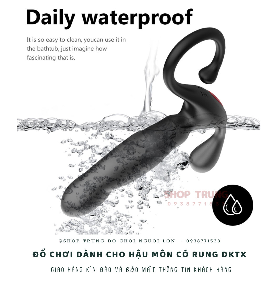 Đồ chơi hậu môn rung ngón tay móc kích thích cực đã mê