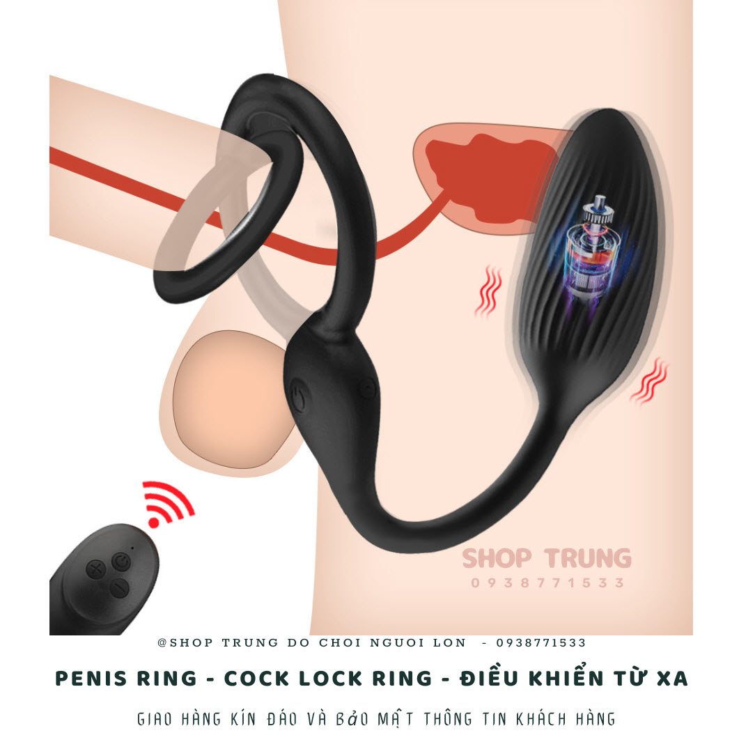 Vòng rung silicon điều khiển từ xa đa chế độ kích thích