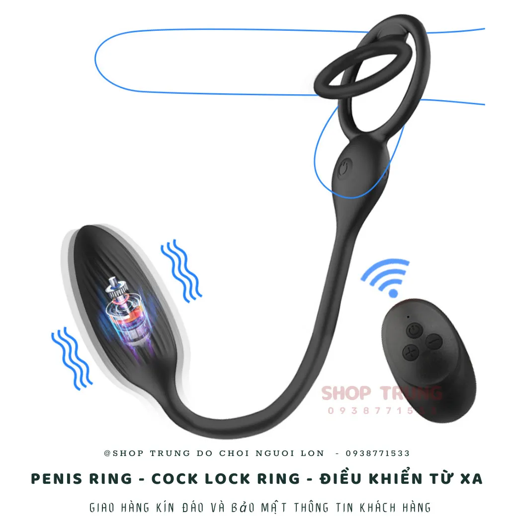 Vòng rung silicon điều khiển từ xa đa chế độ kích thích