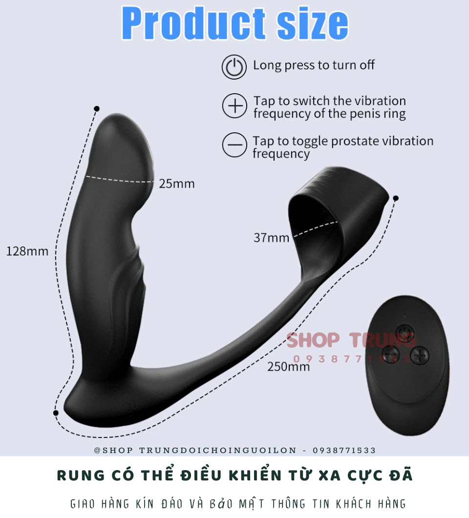 Butt Plug Dual Motor 10 Mode Silicone Waterproof Toy