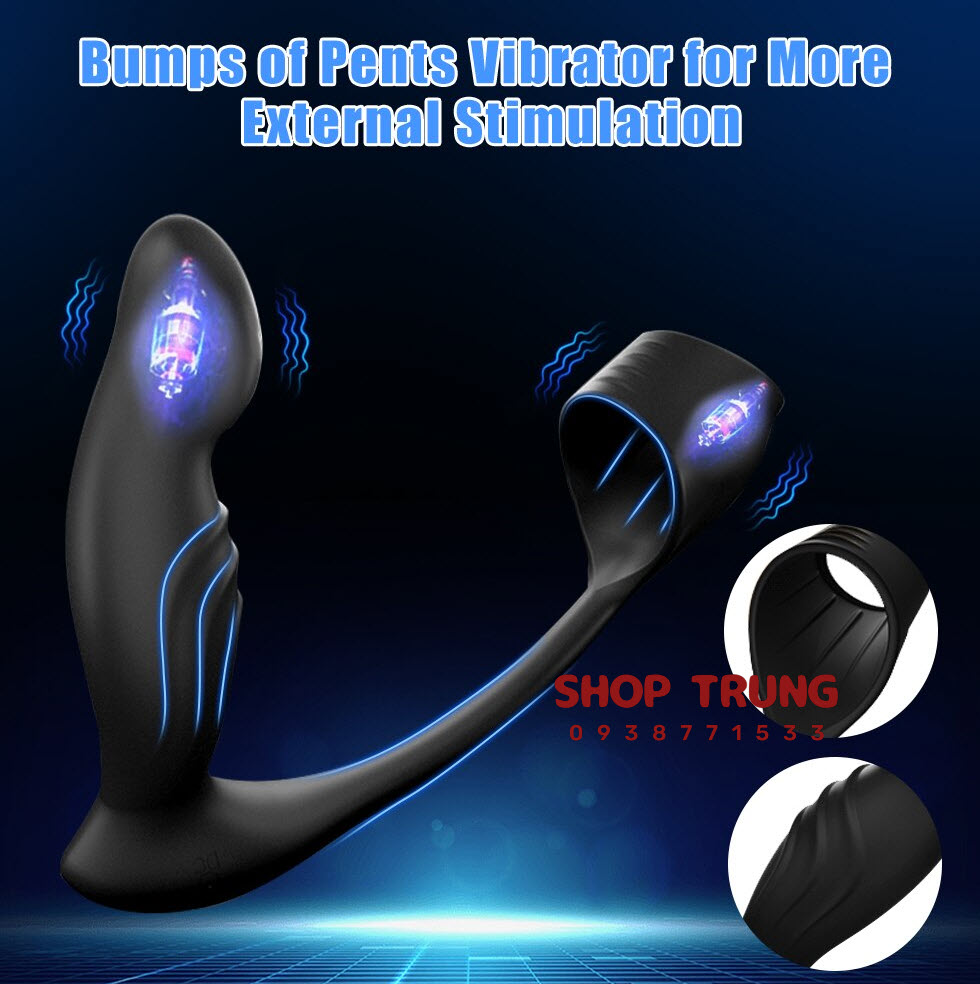 Butt Plug Dual Motor - Máy Rung Hậu Môn Nam Tăng Khoái Cảm