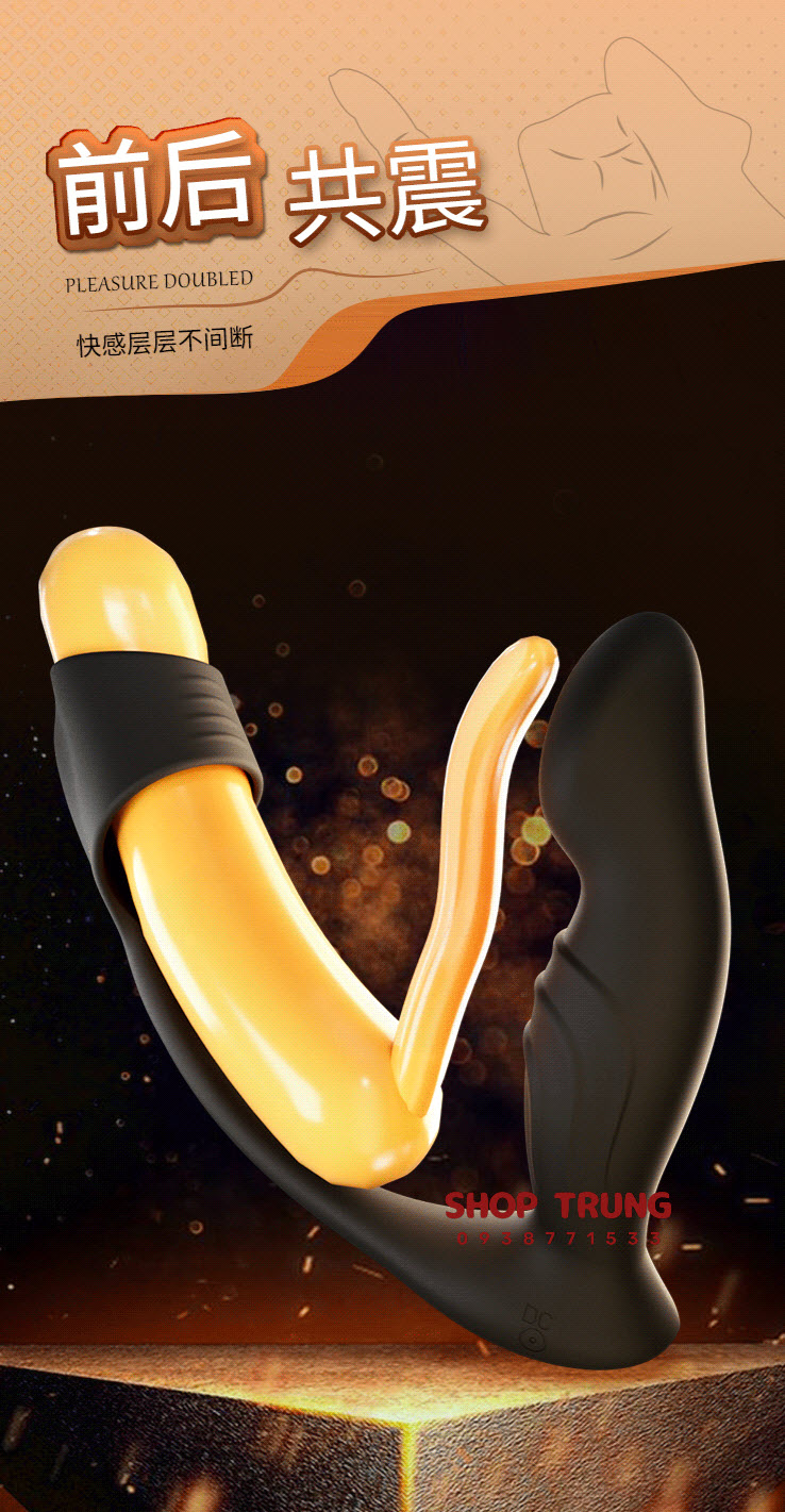 Butt Plug Dual Motor 10 Mode Silicone Waterproof Toy
