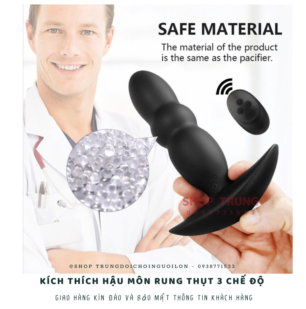 Máy Massage Hậu Môn Rung Thụt Siêu Mạnh Kích Thích Cực Đỉnh
