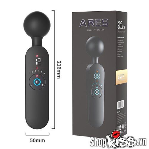 Chày rung massage Ares Smart Vibrator LILO sưởi ấm cao cấp an toàn