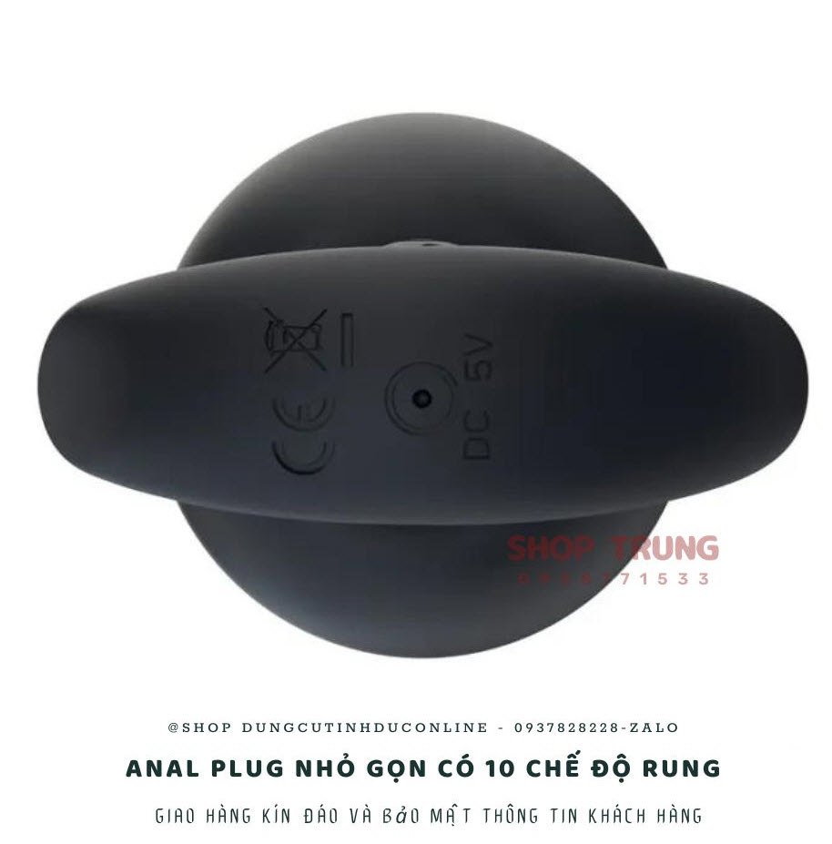 Anal Plug nhỏ gọn, 10 chế độ rung mạnh mẽ, kích thích tuyệt đỉnh