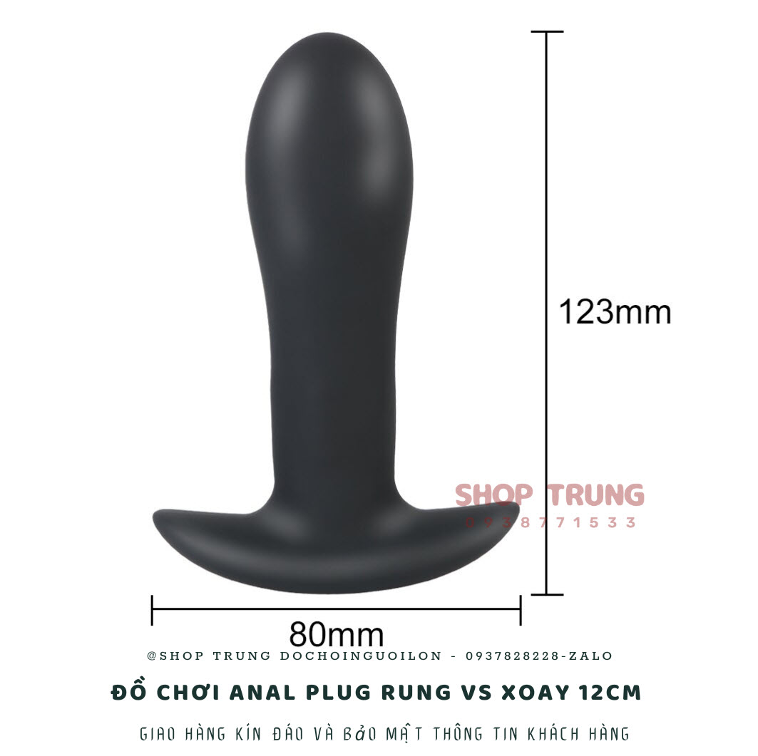 Anal Plug Rung Xoay 12cm Điều Khiển Từ Xa Hấp Dẫn Giá Tốt