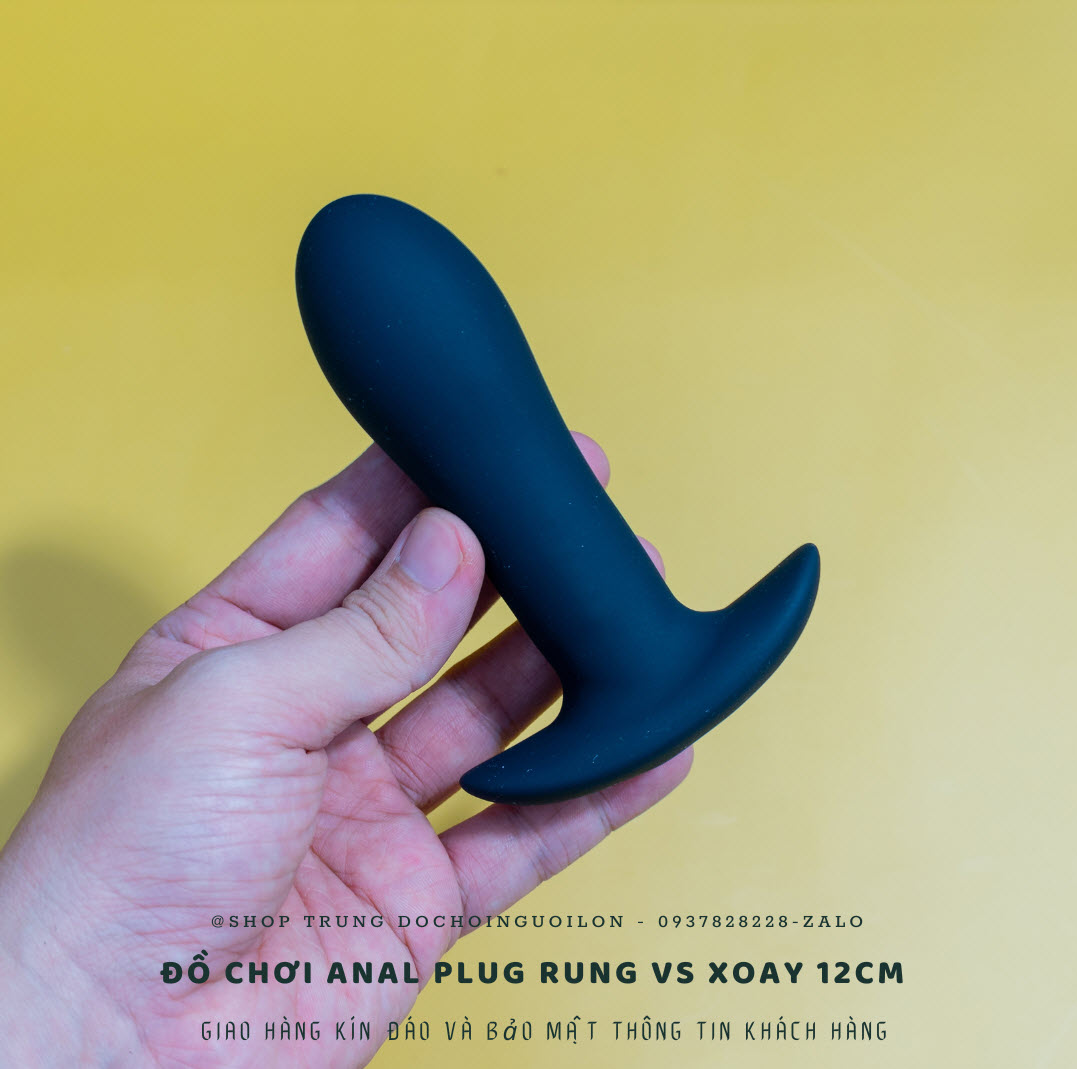 Anal Plug Rung Xoay 12cm Điều Khiển Từ Xa Hấp Dẫn Giá Tốt