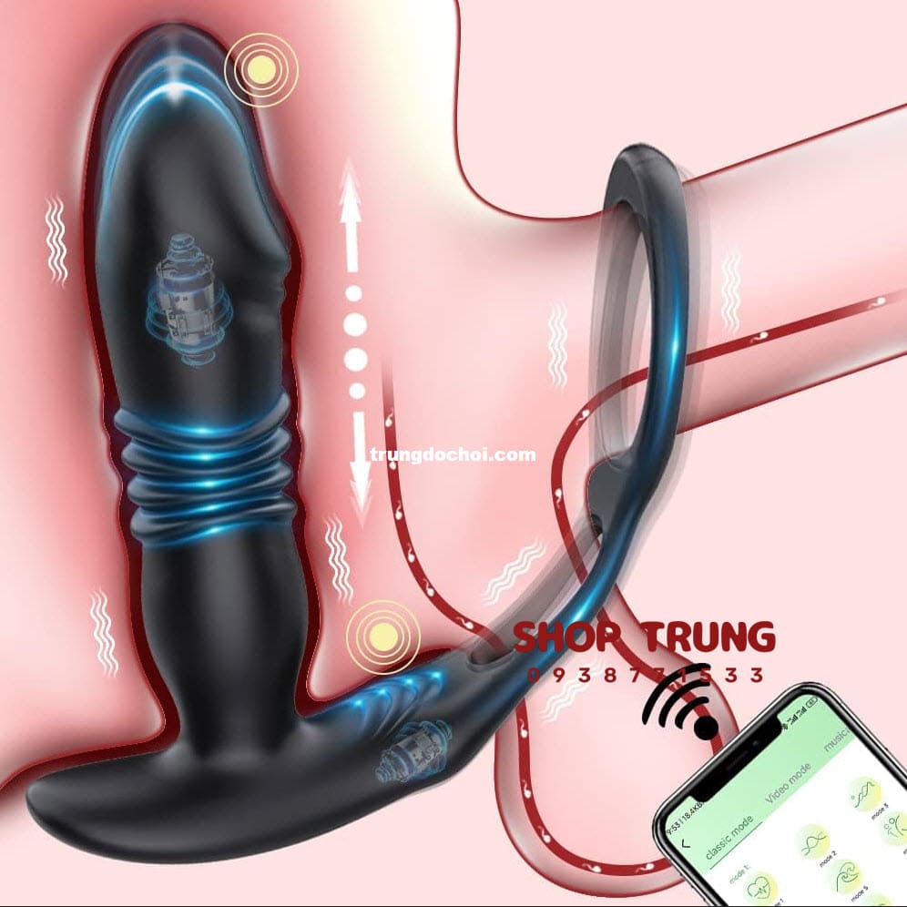Thiết Bị Kích Thích Hậu Môn Điều Khiển Qua App Love Spouse An Toàn