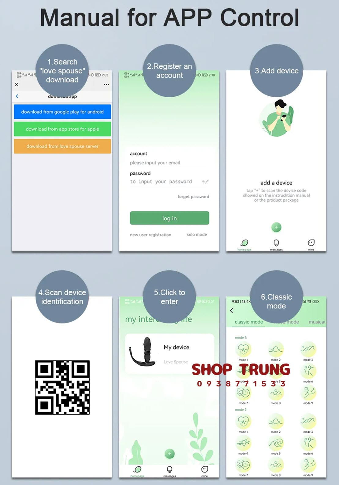 Thiết Bị Kích Thích Hậu Môn Điều Khiển Qua App Love Spouse An Toàn