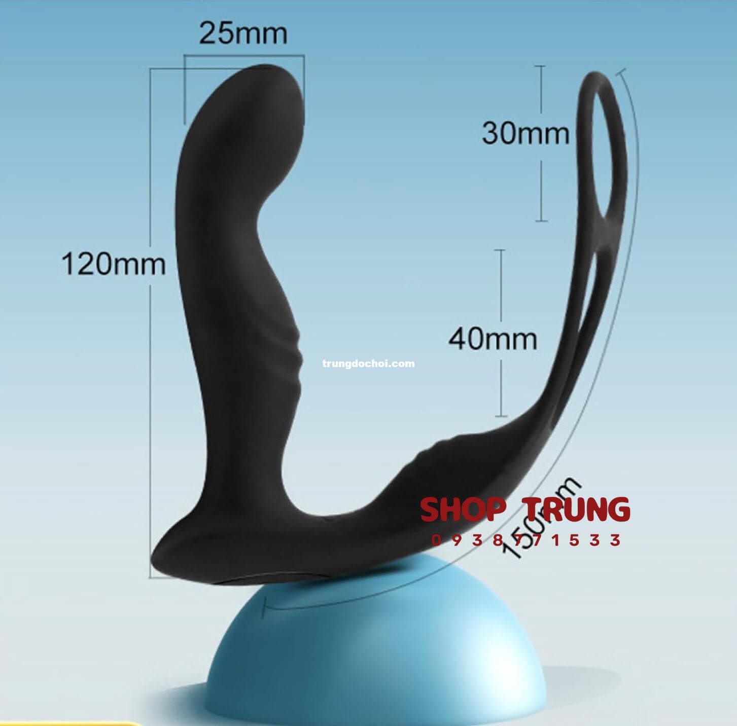 Dụng Cụ Kích Thích Hậu Môn Điều Khiển Từ Xa 2025 Chống Nước Nhỏ Gọn