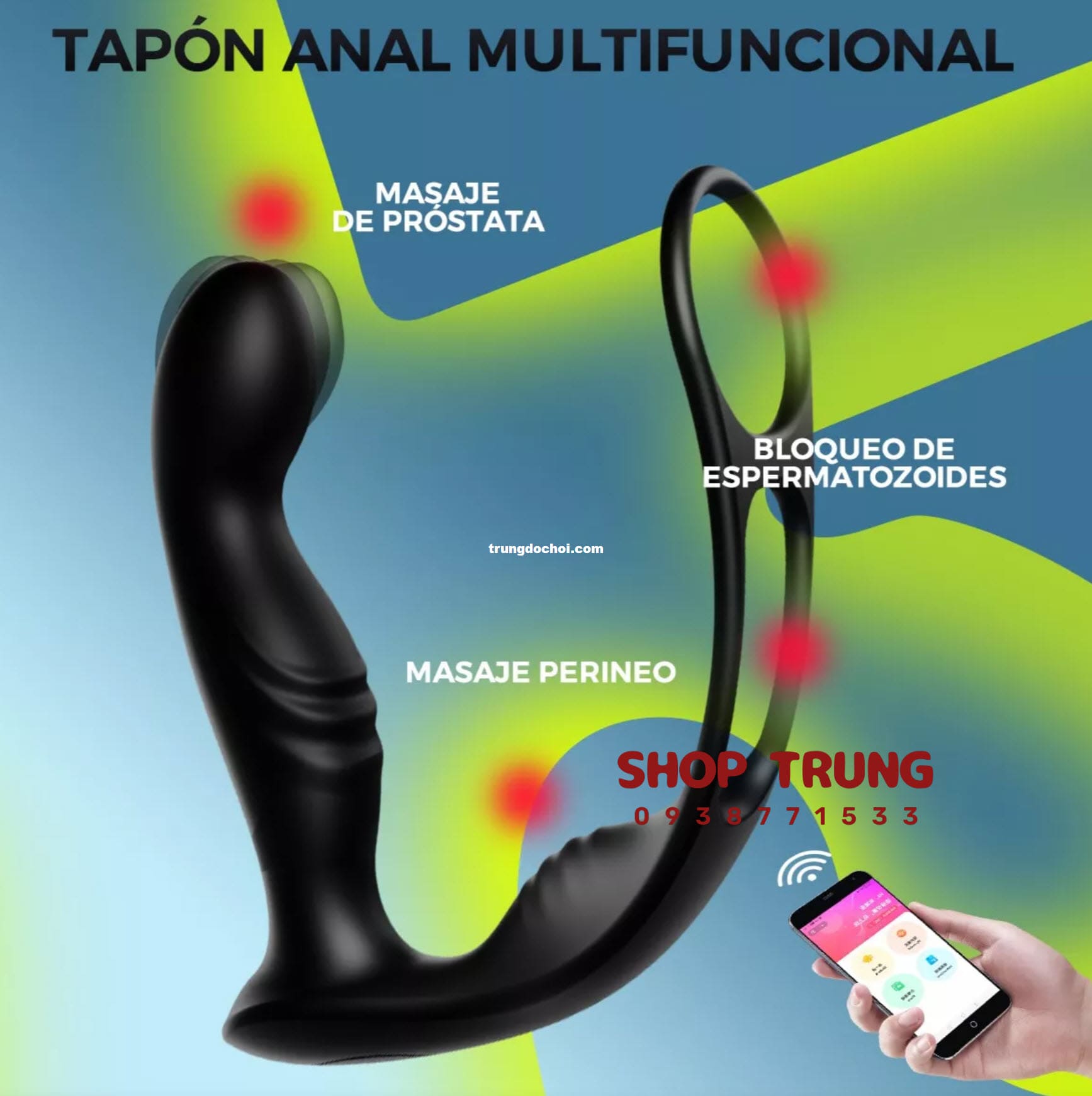 Dụng Cụ Kích Thích Hậu Môn Điều Khiển Từ Xa 2025 Chống Nước Nhỏ Gọn