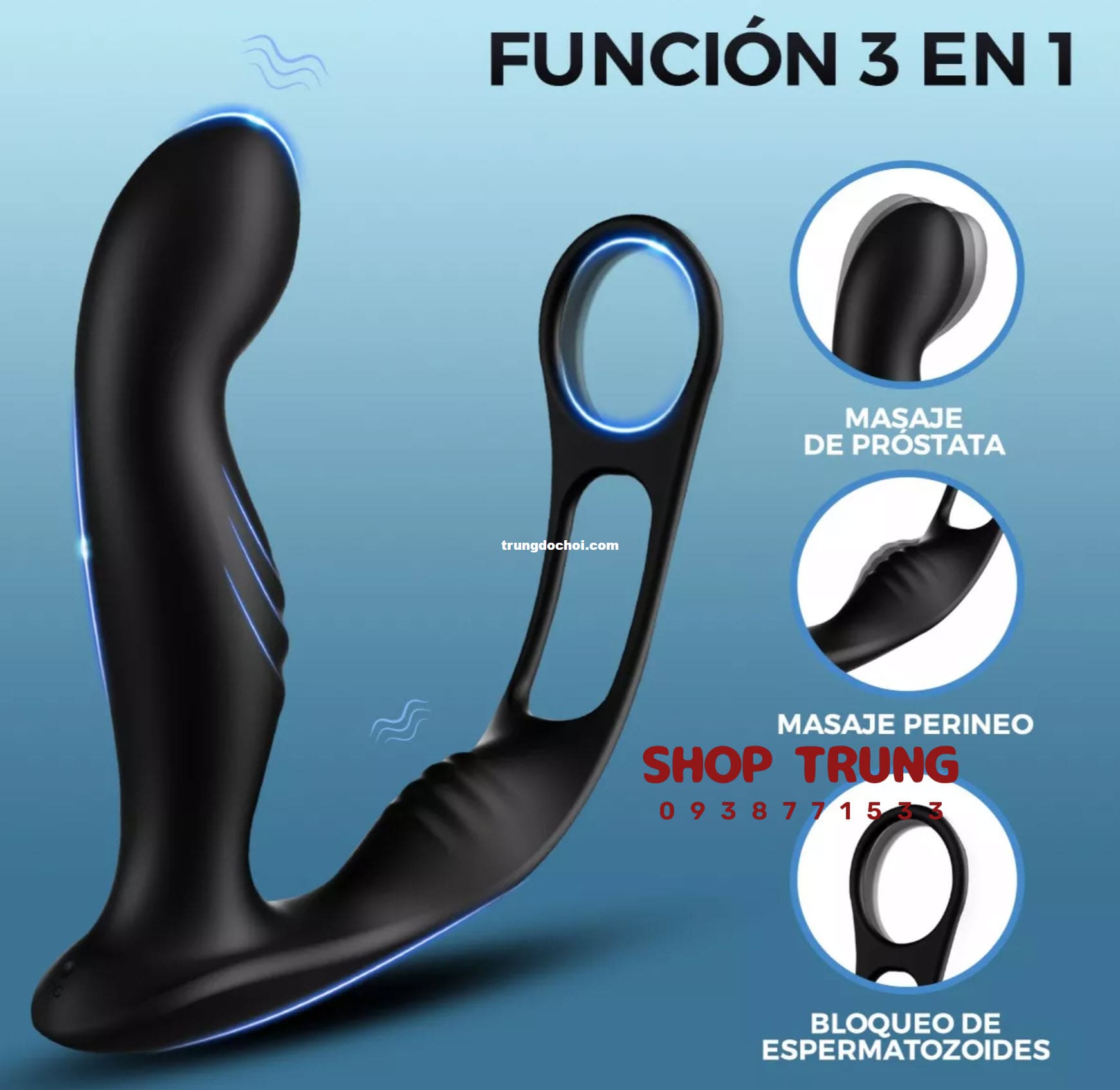 Dụng Cụ Kích Thích Hậu Môn Điều Khiển Từ Xa 2025 Chống Nước Nhỏ Gọn