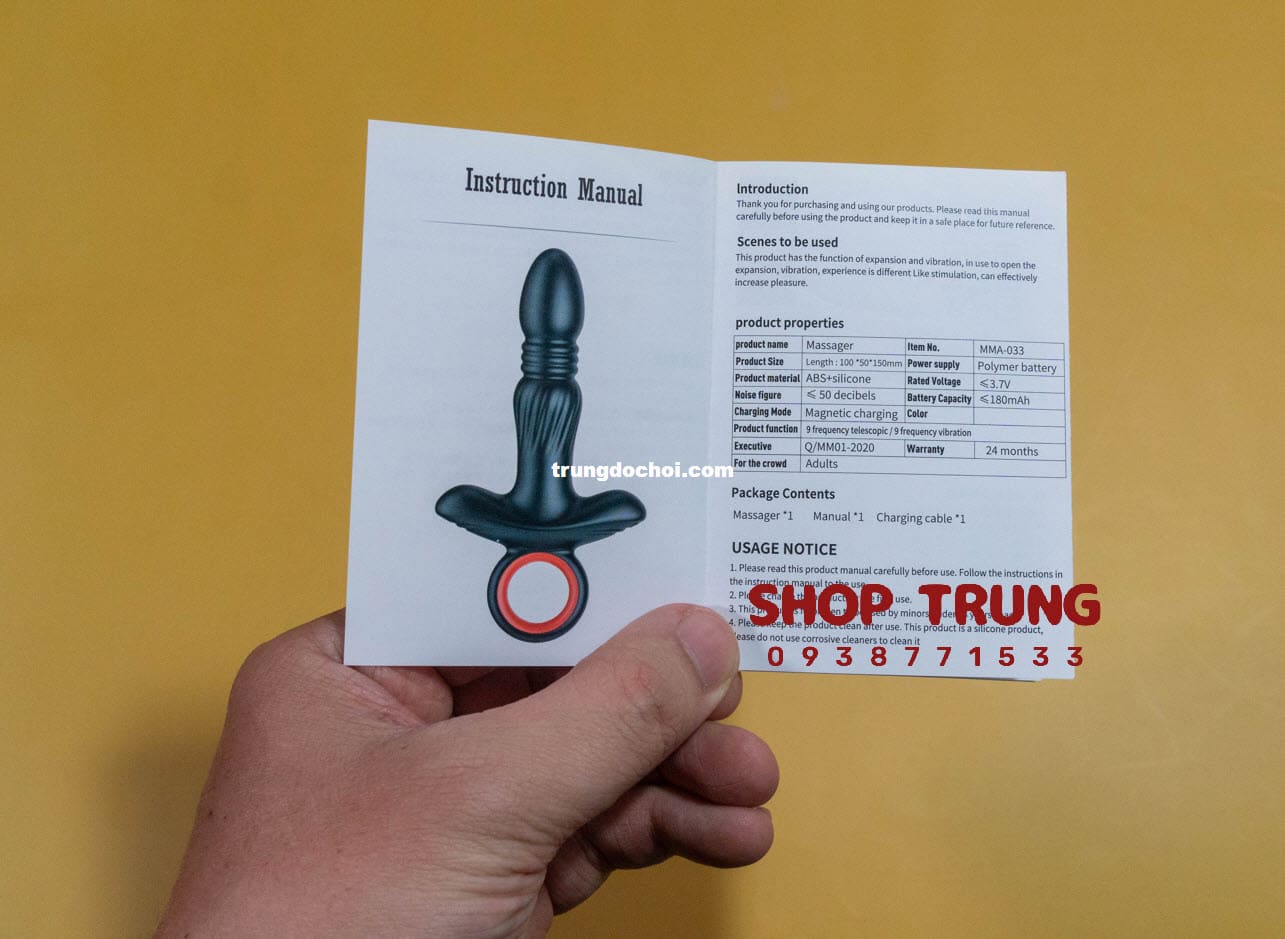 Máy rung hậu môn Hgod tăng khoái cảm khám phá đam mê mới