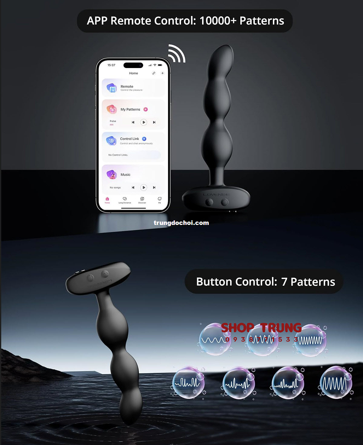 Lovense Ridge - Máy Rung Hậu Môn Cao Cấp, Siêu Mạnh, An Toàn