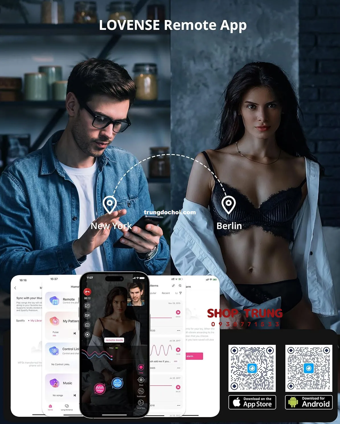 Lovense Ridge máy rung hậu môn cao cấp chính hãng điều khiển tiện lợi