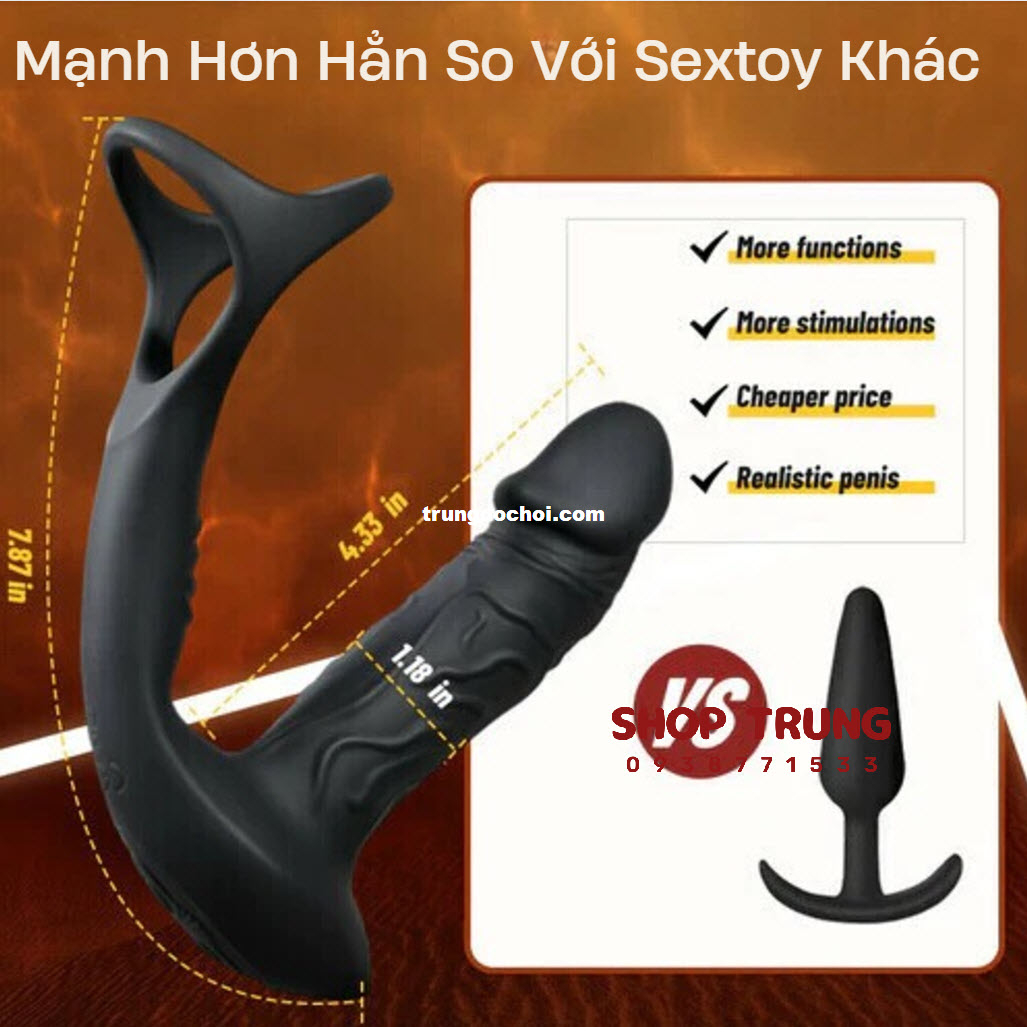 Máy Rung Massage Hậu Môn 9 Chế Độ Lắc Đa Năng Kích Thích Tột Đỉnh Máy Rung Massage Hậu Môn 9 Chế Độ Lắc Đa Năng Kích Thích Tột Đỉnh